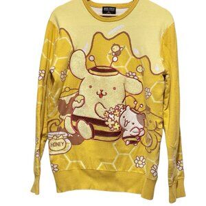 Sanrio Pompompurin Womens Medium Bee Costume Yellow Sweater BoxLunch Exclusive